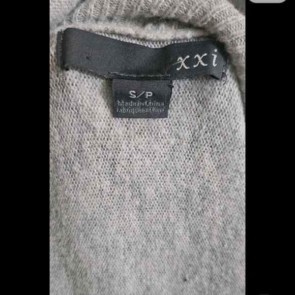 Cashmere Blend Gray Cardigan Sweater 3/4 Sleeve Warm Comfy Pretty Wm's SP/MP - Picture 2 of 5